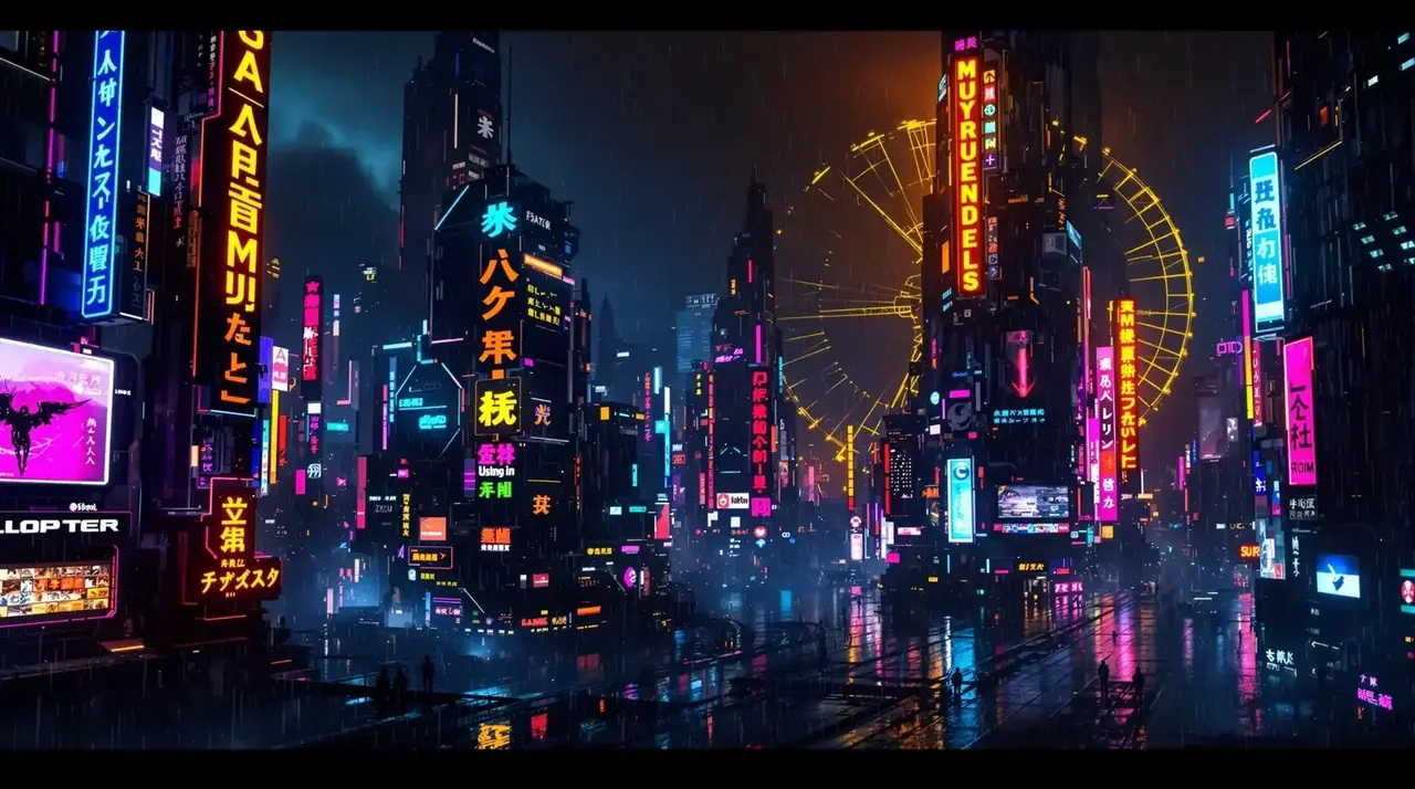 霓虹都市 精选海报