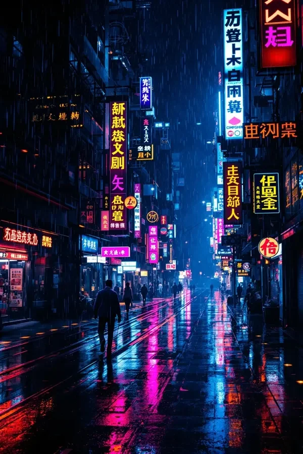 霓虹都市 海报